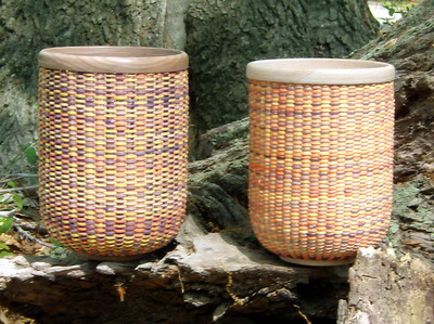 Indian Corn Baskets Outside